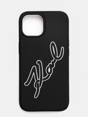 Karl Lagerfeld etui na telefon iPhone 15 6.1 kolor czarny KLHCP15S3DRKSDLK