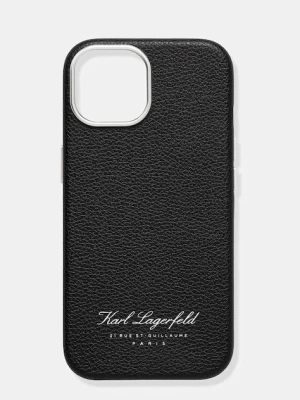 Karl Lagerfeld etui na telefon iPhone 15 kolor czarny KLHCP15SPGWCMKHK