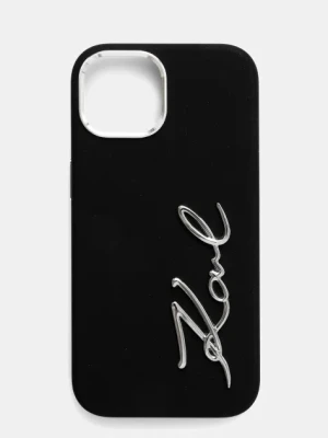 Karl Lagerfeld etui na telefon iPhone 15 kolor czarny KLHCP15SSCMSMVK