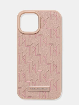 Karl Lagerfeld etui na telefon iPhone 15 kolor różowy KLHMP15SPKHPORPP