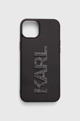 Karl Lagerfeld etui na telefon iPhone 15 Plus / 14 Plus 6.7" kolor czarny