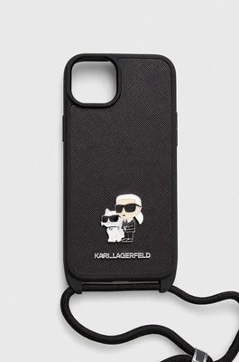 Karl Lagerfeld etui na telefon iPhone 15 Plus / 14 Plus 6.7" kolor czarny