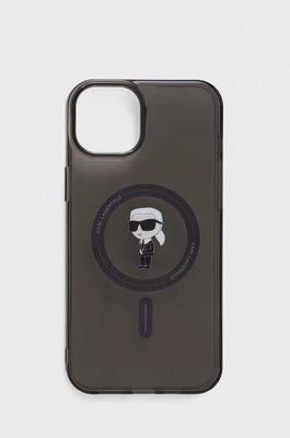 Karl Lagerfeld etui na telefon iPhone 15 Plus 6.7 kolor czarny