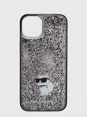 Karl Lagerfeld etui na telefon iPhone 15 Plus 6.7 kolor transparentny