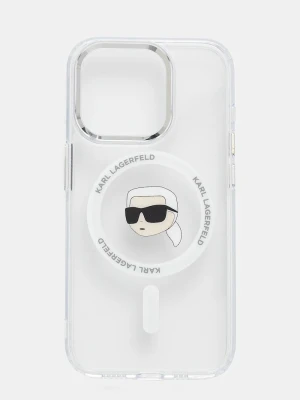 Karl Lagerfeld etui na telefon iPhone 15 Pro biały