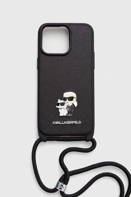 Karl Lagerfeld etui na telefon iPhone 15 Pro Max 6.7" kolor czarny