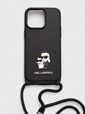 Karl Lagerfeld etui na telefon iPhone 15 Pro Max 6.7" kolor czarny