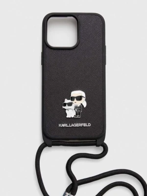 Karl Lagerfeld etui na telefon iPhone 15 Pro Max 6.7" kolor czarny