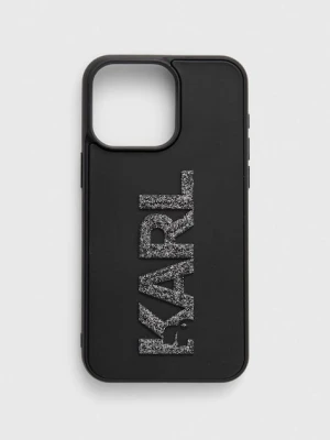 Karl Lagerfeld etui na telefon iPhone 15 Pro Max 6.7" kolor czarny