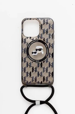 Karl Lagerfeld etui na telefon iPhone 15 Pro Max 6.7" kolor czarny KLHMP15XHCKCKLCK