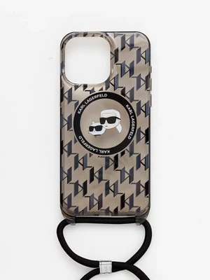 Karl Lagerfeld etui na telefon iPhone 15 Pro Max 6.7" kolor czarny KLHMP15XHCKCKLCK