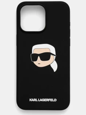 Karl Lagerfeld etui na telefon iPhone 15 Pro Max 6.7 kolor czarny KLHMP15XSKHPPLK