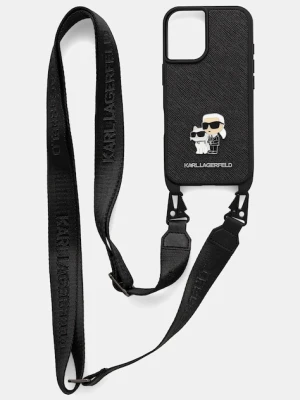 Karl Lagerfeld etui na telefon iPhone 16 6.1" kolor czarny KLHCP16SSAKCPBK