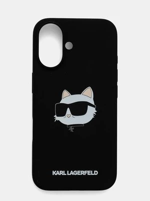 Karl Lagerfeld etui na telefon iPhone 16 6.1 kolor czarny KLHMP16SSCHPPLK