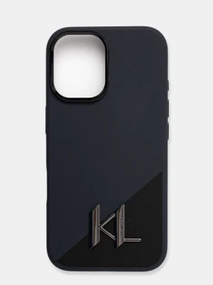 Karl Lagerfeld etui na telefon iPhone 16 6.1 kolor czarny KLHMP16SSCMKMPCK