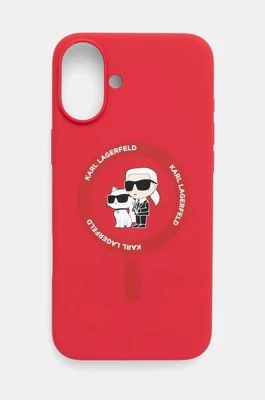 Karl Lagerfeld etui na telefon iPhone 16 Plus 6.7 kolor czerwony KLHMP16MSCMKCRHR