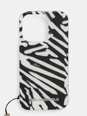 Karl Lagerfeld etui na telefon iPhone 16 Pro 6.3 kolor czarny KLHCP16LHZBPKCCK