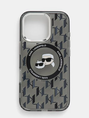 Karl Lagerfeld etui na telefon iPhone 16 Pro 6.3 kolor czarny KLHMP16LHMCKMHK