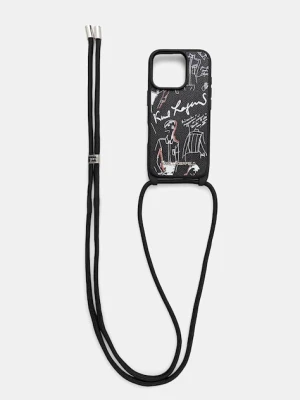 Karl Lagerfeld etui na telefon iPhone 16 Pro kolor czarny KLHCP16LPGGRMPCK