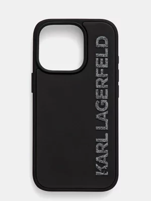 Karl Lagerfeld etui na telefon iPhone 16 Pro kolor czarny KLHCP16LRBKGVCK