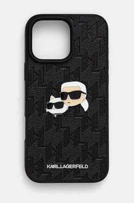 Karl Lagerfeld etui na telefon iPhone 16 Pro Max 6.9 kolor czarny KLHCP16XPGKLKCPK