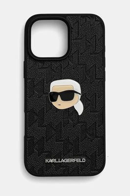 Karl Lagerfeld etui na telefon iPhone 16 Pro Max 6.9 kolor czarny KLHCP16XPGKLKIPK