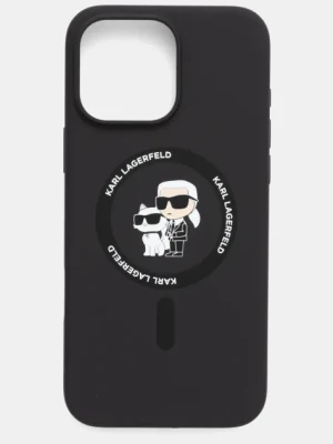 Zdjęcie produktu Karl Lagerfeld etui na telefon iPhone 16 Pro Max 6.9 kolor czarny KLHMP16XSCMKCRHK