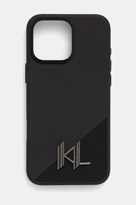 Karl Lagerfeld etui na telefon iPhone 16 Pro Max 6.9 kolor czarny KLHMP16XSCMKMPCK