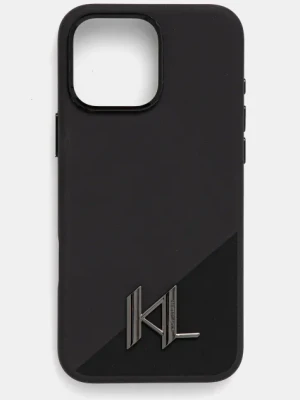 Karl Lagerfeld etui na telefon iPhone 16 Pro Max 6.9 kolor czarny KLHMP16XSCMKMPCK