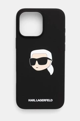 Karl Lagerfeld etui na telefon iPhone 16 Pro Max 6.9 kolor czarny KLHMP16XSKHPPLK