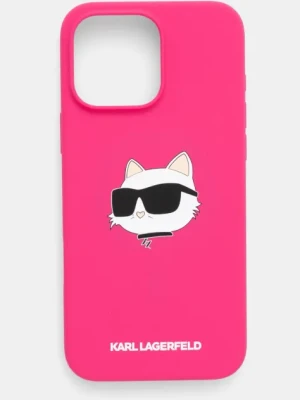 Karl Lagerfeld etui na telefon iPhone 16 Pro Max 6.9 kolor różowy KLHMP16XSCHPPLF