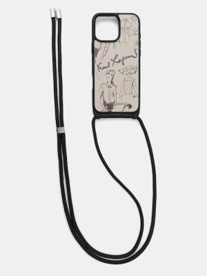 Karl Lagerfeld etui na telefon iPhone 16 Pro Max kolor szary KLHCP16XPGGRMPCG