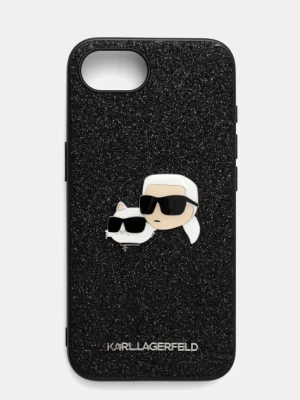 Karl Lagerfeld etui na telefon iPhone 16e kolor czarny KLHCPSE4PFGKCPK