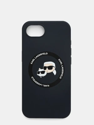 Karl Lagerfeld etui na telefon iPhone 16e kolor czarny KLHMPSE4SKCHTCK