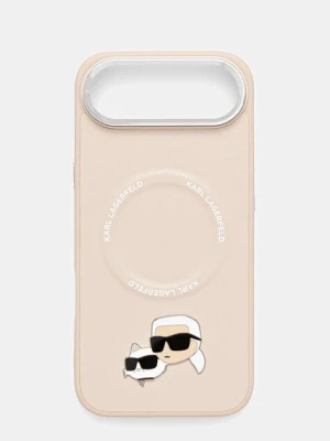 Karl Lagerfeld etui na telefon iPhone 17 Air kolor beżowy KLHMP17MPSMLRKCE
