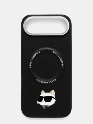 Karl Lagerfeld etui na telefon iPhone 17 Air kolor czarny KLHMP17MPSMLRCHK