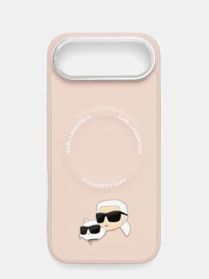 Karl Lagerfeld etui na telefon iPhone 17 Air kolor różowy KLHMP17MPSMLRKCP