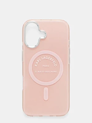Karl Lagerfeld etui na telefon iPhone 17 kolor różowy KLHMP17SHKRSGPP