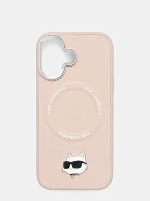 Karl Lagerfeld etui na telefon iPhone 17 kolor różowy KLHMP17SPSMLRCHP