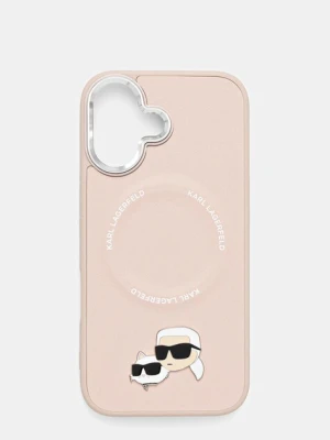 Karl Lagerfeld etui na telefon iPhone 17 kolor różowy KLHMP17SPSMLRKCP