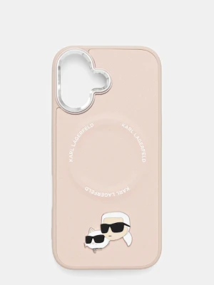 Karl Lagerfeld etui na telefon iPhone 17 kolor różowy KLHMP17SPSMLRKCP