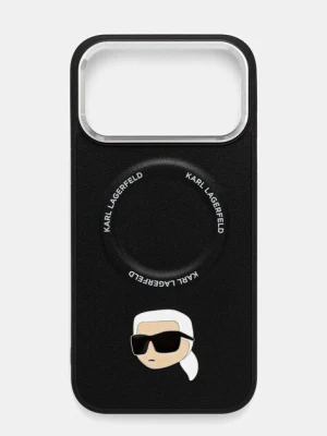 Zdjęcie produktu Karl Lagerfeld etui na telefon iPhone 17 Pro Max kolor czarny KLHMP17XPSMLRKLK