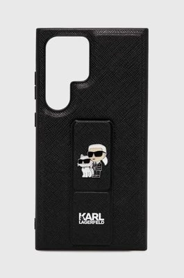 Karl Lagerfeld etui na telefon S24 Ultra S928 kolor czarny KLHCS24LGSAKCPK