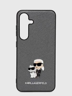 Karl Lagerfeld etui na telefon Samsung Galaxy S24 S921 kolor szary KLHCS24SPSAKCMPG