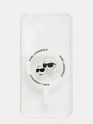 Karl Lagerfeld etui na telefon Samsung Galaxy S25 kolor biały KLHMS25SHLSKCH