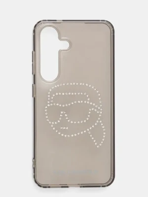 Karl Lagerfeld etui na telefon Samsung Galaxy S25 kolor czarny KLHCS25SHKHDCELK