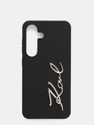 Karl Lagerfeld etui na telefon Samsung Galaxy S25 kolor czarny KLHCS25SSCMSMVK