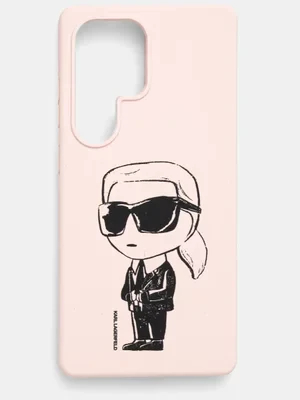 Karl Lagerfeld etui na telefon Samsung Galaxy S25 Ultra kolor różowy KLHMS25LPNYKGRTP