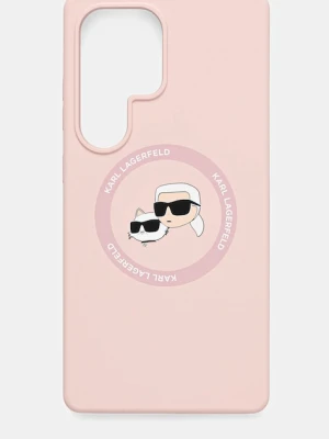 Karl Lagerfeld etui na telefon Samsung Galaxy S25 Ultra kolor różowy KLHMS25LSKCHTCP