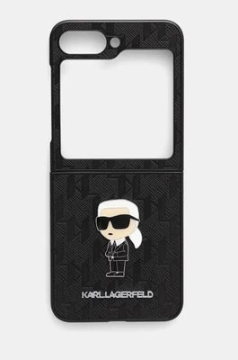 Karl Lagerfeld etui na telefon Z Flip6 F741 kolor czarny KLHCZF6SAPKINPK